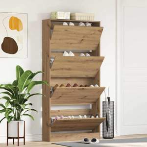Szafka na buty 80 x 21 x 163,5 cm Drewno inżynieryjne