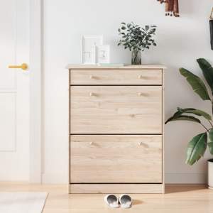 Szafka na buty ALTA, 77x35x96 cm, drewno sosnowe