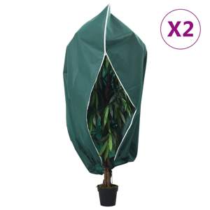 Kaptury ochronne z suwakami, 2 szt., 70 g/m², 1,2x1,8 m