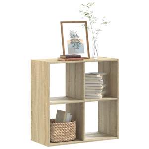 Regał, dąb sonoma, 68,5x32x68,5 cm, materiał drewnopochodny