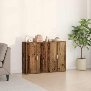 Bufet 2 szt. Stare drewno 60 x 31 x 84 cm Drewno inżynieryjne