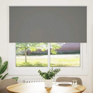 Roleta zaciemniająca szara 150x150cm Szerokość tkaniny 146,6cm