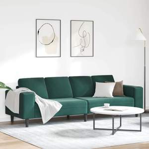 Sofa do salonu Ciemna zieleń 250 x 77 x 76 cm