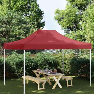 Dach do namiotu imprezowego, 4,5 x 3 m, burgundowy, 270 g/m²
