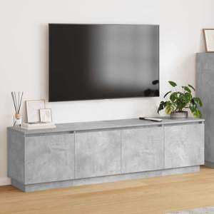 Szafka pod telewizor 180 x 38 x 49 cm Betonowy szary