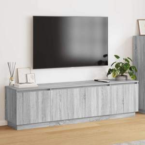 Szafka pod telewizor 180 x 38 x 49 cm Szary Sonoma
