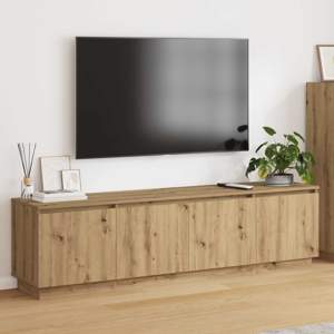 Szafka pod telewizor 180 x 38 x 49 cm Dąb rzemieślniczy