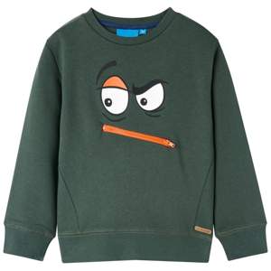 Bluza dziecięca, ciemnozielona, 92