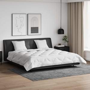 Kołdra z poduszką 3 szt. Biały Mikrofibra