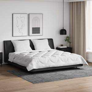 Kołdra z poduszką 3 szt. Biały Mikrofibra