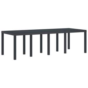 Stół Ogrodowy Antracyt 250 x 100 x 73 cm polirattan