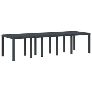 Stół Ogrodowy Antracyt 300 x 100 x 73 cm polirattan