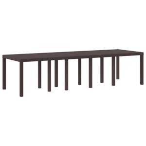 Stół Ogrodowy Brązowy 300 x 100 x 73 cm polirattan