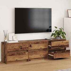 Jednostki telewizyjne 180 x 34 x 50 cm Stare drewno