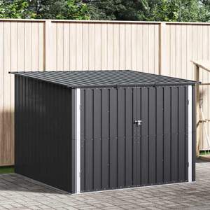 Shed na rower 3 szt. Antracyt 216 x 207 x 158 cm Metal