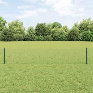 Sześciokątne ogrodzenie z słupkiem 10 x 0,4 m Stal pokryta PVC