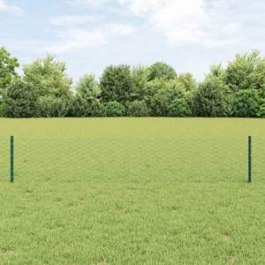 Sześciokątne ogrodzenie z słupkiem 10 x 0,4 m Stal pokryta PVC
