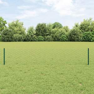 Sześciokątne ogrodzenie z słupkiem 10 x 0,4 m Stal pokryta PVC