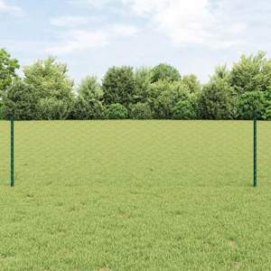 Sześciokątne ogrodzenie z słupkiem 10 x 0,6 m Stal pokryta PVC