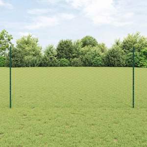 Sześciokątne ogrodzenie z słupkiem 25 x 1,2 m Stal pokryta PVC