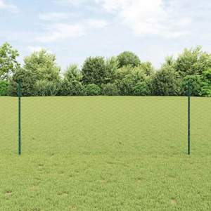 Sześciokątne ogrodzenie z słupkiem 100 x 1 m Stal pokryta PVC
