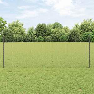 Sześciokątne ogrodzenie z słupkiem 10 x 0,8 m Stal pokryta PVC