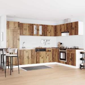 Szafka pod zlew Porto 2 szt. Brązowy 80 x 46 x 81,5 cm