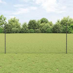 Sześciokątne ogrodzenie z słupkiem 25 x 1,2 m Stal pokryta PVC