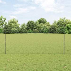 Sześciokątne ogrodzenie z słupkiem 50 x 1,5 m Stal pokryta PVC