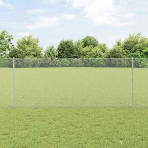 Sześciokątne ogrodzenie z słupkiem 10 x 1 m Stal ocynkowana