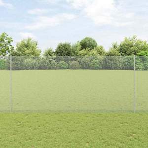 Sześciokątne ogrodzenie z słupkiem 25 x 1,4 m Stal ocynkowana