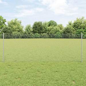 Sześciokątne ogrodzenie z słupkiem 50 x 0,8 m Stal ocynkowana