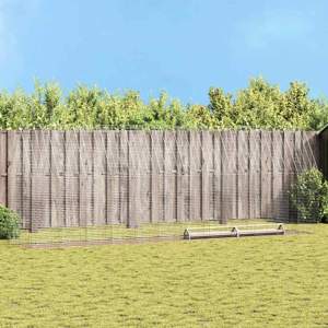 Klatka dla kur 2 szt. srebrny 600 x 100 x 210 cm
