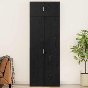 Szafka do przechowywania 3 szt. Czarny Dąb 80 x 42,5 x 225 cm
