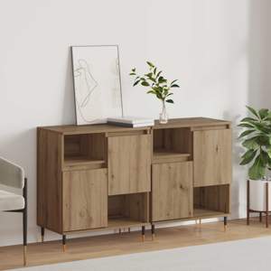 Komody 2 szt. dąb artisan