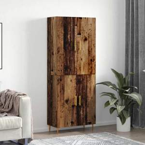 Highboard Stare drewno 69,5 x 34 x 180 cm Drewno inżynieryjne
