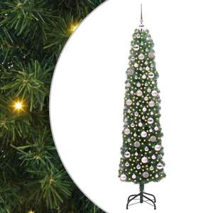 Sztuczna choinka z podstawą Zielony 180 cm PVC, stal i plastik