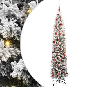 Sztuczna choinka z podstawą Zielony 180 cm PVC, stal i plastik