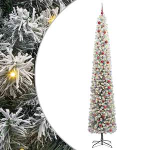 Sztuczna choinka z podstawą Zielony 300 cm PVC, stal i plastik