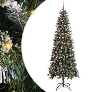 Sztuczna choinka zielony 210 cm PVC, plastik i stal