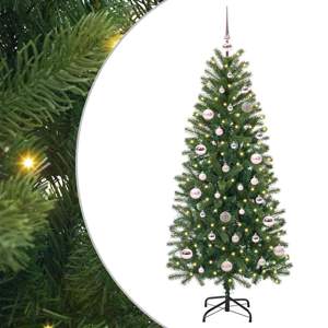 Sztuczna choinka Zielony 150 cm PE i PVC