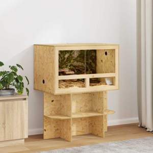 Terrarium brązowy 80 x 50 x 100 cm OSB
