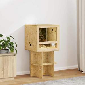 Terrarium Brązowy 50 x 50 x 100 cm OSB