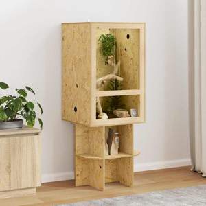 Terrarium Brązowy 50 x 50 x 130 cm OSB