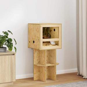 Terrarium Brązowy 40 x 40 x 90 cm OSB