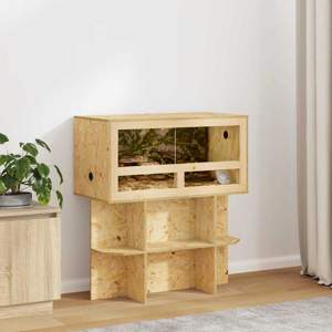 Terrarium Brązowy 80 x 40 x 90 cm OSB