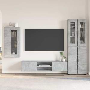 Zestaw szafek RTV FLORIN 3 szt. Betonowy szary