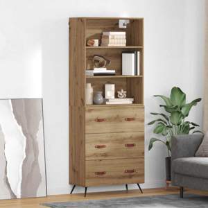 Highboard Dąb rzemieślniczy 69,5 x 34 x 180 cm