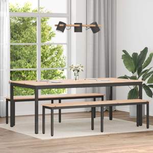 Stół jadalny Naturalny 200 x 100 x 75 cm Lite drewno sosnowe
