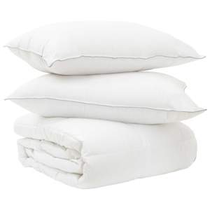 Zestaw kołder 2 szt. 220 x 260 cm Lato 150 gsm Włókno bambusowe